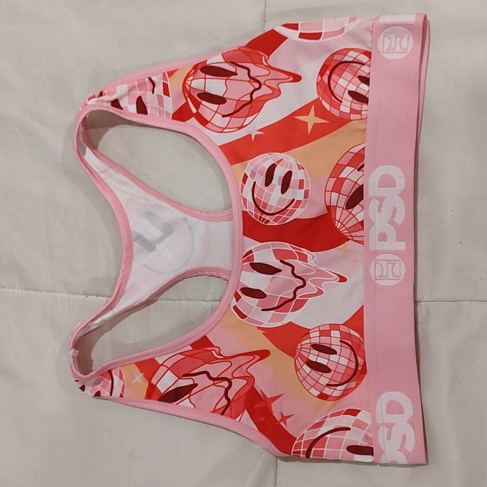 Size medium pink PSD sports bra